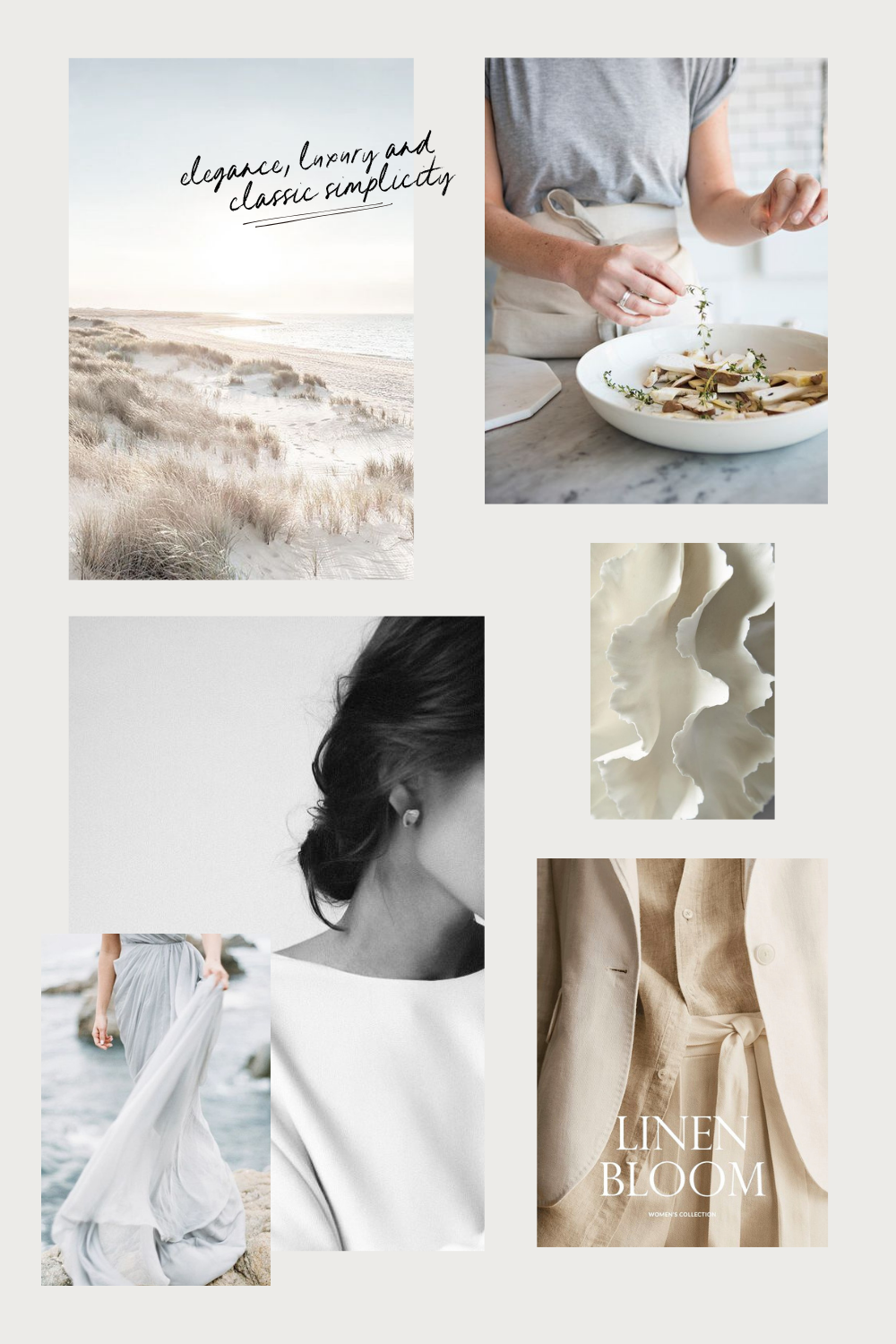 Southern-inspired brand identity with coastal tones and classic simplicity and elegance. Click to get a peek into this project over on ADesignHaus.com